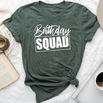 Birthday Squad Party For Girls Boys Family Reunion Bella Canvas T-shirt - Thegiftio UK