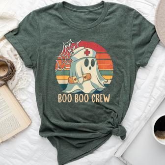Boo Boo Crew For Nurse Halloween Nursing Bella Canvas T-shirt | Seseable UK