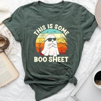 This Is Some Boo Sheet For Retro Ghost Halloween Bella Canvas T-shirt - Thegiftio UK