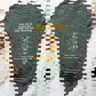 Brandon Lake Christian Clothing Lion Streetwear Gratitude Bella Canvas T-shirt - Seseable