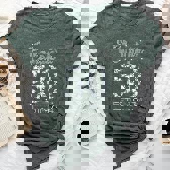 Chapter 50 Est 1974 Happy 50Th Birthday Girl For Her Bella Canvas T-shirt - Seseable