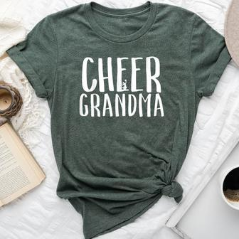 Cheer Grandma T Proud Granny Of Cheerleaders Sports Bella Canvas T-shirt - Monsterry UK