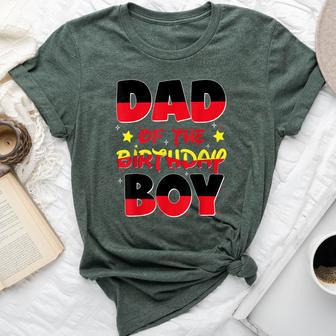 Dad And Mom Of The Birthday Boy Family Party Decoration Bella Canvas T-shirt - Thegiftio UK