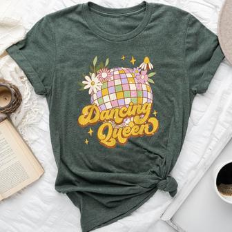 Dancing Queen Retro Classic Vintage Disco Ball 70S 80S Bella Canvas T-shirt - Thegiftio UK