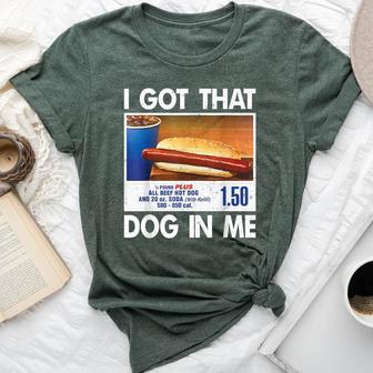 I Got That Dog In Me Hot Dogs Combo For Women Bella Canvas T-shirt - Thegiftio UK