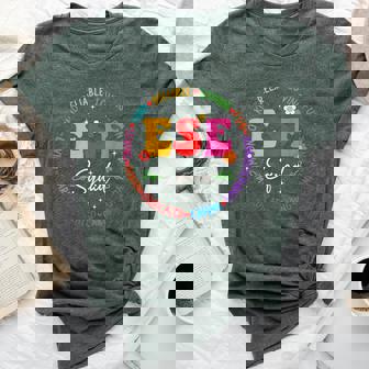 Ese Squad First Last Day Team Teacher Student Tribe Bella Canvas T-shirt | Mazezy