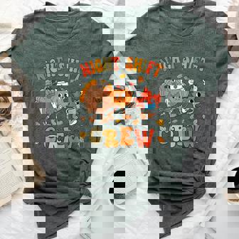 Fall Night Shift Crew Thanksgiving Pumpkin Retro Nurse Bella Canvas T-shirt | Mazezy