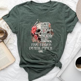 Five Fingers Death Punchh Girl She Can't Controll Bella Canvas T-shirt - Monsterry