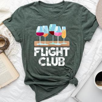 Flight Wine Club Fomo Wine Tasting Sample Rose Red White Bella Canvas T-shirt - Thegiftio UK