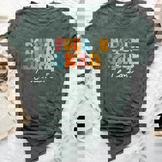 Fourth Grade Team Retro Groovy Back To School 4Th Grade Bella Canvas T-shirt | Seseable CA