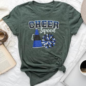 Cheerleader Cheer Squad Cheerleading Blue Girl Bella Canvas T-shirt - Thegiftio UK