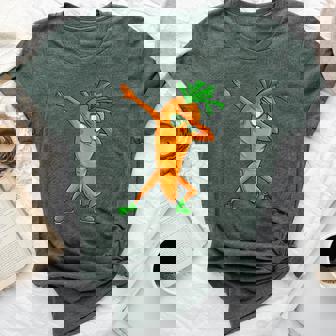 Dabbing Carrot Cute Vegetable Lover Women Bella Canvas T-shirt - Monsterry