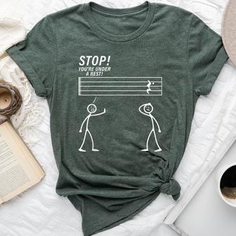 Music For Music Teacher Music Lover Bella Canvas T-shirt - Thegiftio UK