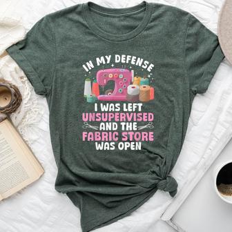 Quilting For Sewing Sew Quilter Sewer Bella Canvas T-shirt - Thegiftio UK