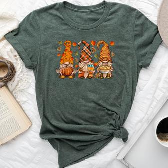 Gnomes Pumpkin Spice Coffee Latte Fall Autumn Thanksgiving Bella Canvas T-shirt - Thegiftio UK