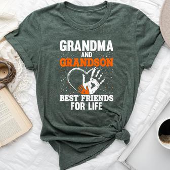 Grandma And Grandson Best Friends For Life Bella Canvas T-shirt - Thegiftio UK