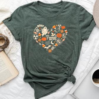Halloween Radiology Boo Crew Heart X-Ray Tech Fall Autumn Bella Canvas T-shirt - Thegiftio UK