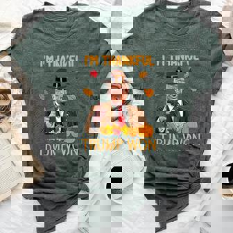 I'm Thankful Trump Won Thanksgiving Turkey Fall Women Bella Canvas T-shirt - Thegiftio