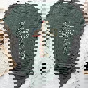Isaiah 41 10 Do Not Fear Faith Christian Bible Camo Flag Bella Canvas T-shirt - Monsterry