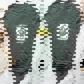 It's Fall Y'all Halloween Bleached Pumpkin Fall Thanksgiving Bella Canvas T-shirt - Monsterry