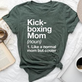 Kickboxing Mom Definition Sports Martial Arts Bella Canvas T-shirt - Monsterry UK