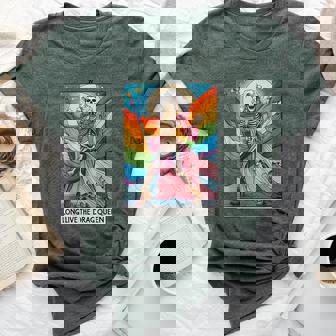 Long Live The Drag Queen Tarot Card Skeleton Lgbt Gay Bella Canvas T-shirt | Mazezy