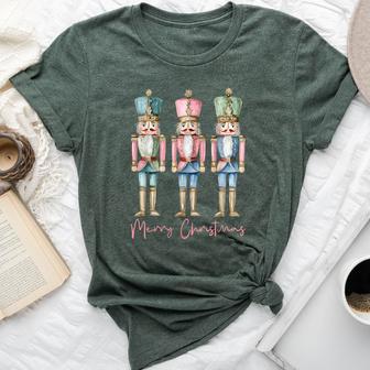 Merry Christmas Nutcracker Ballet Festive Xmas Women Bella Canvas T-shirt - Thegiftio UK