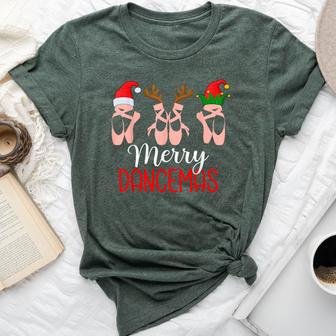Merry Dancemas Ballet Dancer Teacher Christmas Dance Bella Canvas T-shirt - Thegiftio UK