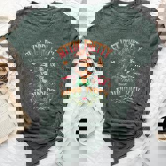 Messy Bun Mom Sunglasses Utv Offroad Sxs Life Riding Girls Bella Canvas T-shirt | Seseable UK