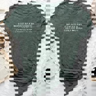 Mom Didn't Raise A Bitch Family Sister Brother Bella Canvas T-shirt | Seseable UK