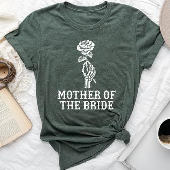 Mother Of The Bride Skeleton Gothic Bachelorette Wedding Bella Canvas T-shirt - Thegiftio UK