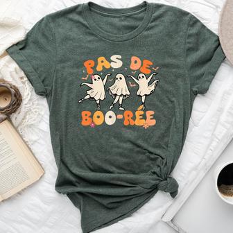 Pas De Boo-Rée Ghost Ballet Dancer Halloween Dance Teacher Bella Canvas T-shirt - Thegiftio UK