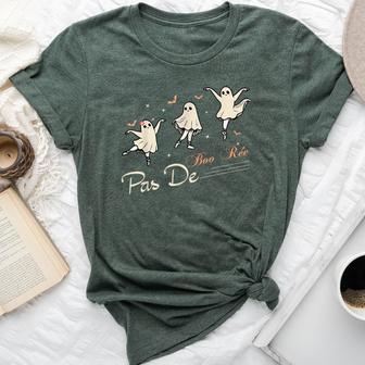 Pas De Boo-Rée Ghost Ballet Dancer Halloween Dance Teacher Bella Canvas T-shirt - Thegiftio UK