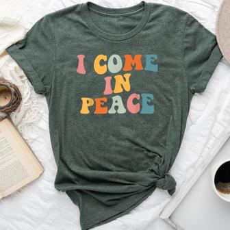 I Come In Peace Im Peace Couples Costume Women Bella Canvas T-shirt | Seseable UK