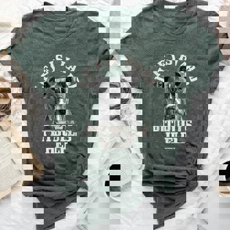 Pitbull Mom Dad Life Is Hard Pitbulls Help Cute Dog Bella Canvas T-shirt - Monsterry