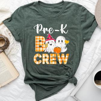 Pre-K Boo Crew Halloween Costume Pre-K Boy Girl Bella Canvas T-shirt | Seseable UK