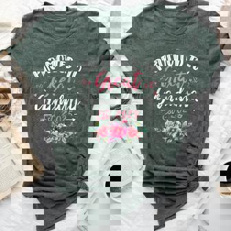Promoted To Great Grandma Est 2025 First Time Grandma Bella Canvas T-shirt - Seseable