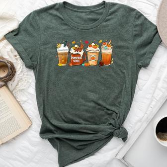 Pumpkin Spice Latte Fall Coffee Pumpkin SpiceThanksgiving Bella Canvas T-shirt - Thegiftio UK