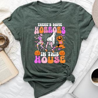 There's Some Horrors In This House Halloween Women Bella Canvas T-shirt - Thegiftio UK