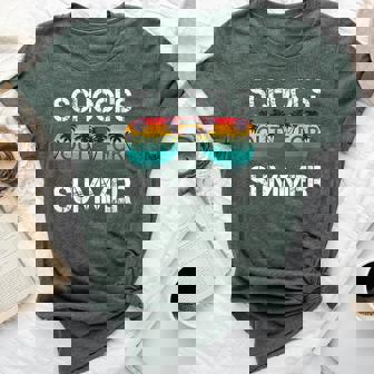 Retro Vintage Style Summer Dress School's Out For Summer Bella Canvas T-shirt - Monsterry