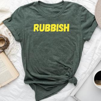 Rubbish Vintage Girl That Says Cool Rubbish Junk Retro Bella Canvas T-shirt - Thegiftio UK