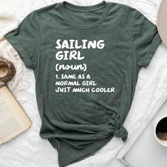 Sailing Girl Definition & Sassy Sports Bella Canvas T-shirt - Monsterry DE