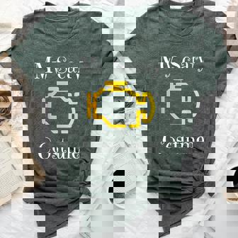 My Scary Costume Car Engine Light Adult Halloween Bella Canvas T-shirt | Mazezy