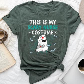 This Is My Scary Nurse Costume Halloween Nurse Bella Canvas T-shirt | Seseable UK