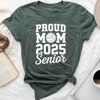 Senior 2025 Volleyball Mom High School Graduation Outfit Fun Bella Canvas T-shirt - Thegiftio UK