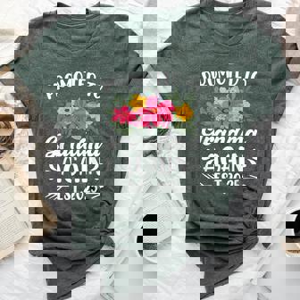 Soon To Be Grandma Promoted To Grandma Again Est 2025 Bella Canvas T-shirt - Seseable