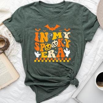 In My Spooky Era Halloween Ghost Groovy Hippie Halloween Bella Canvas T-shirt - Thegiftio UK