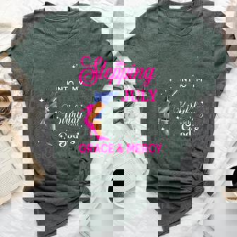 Stepping Into My July Girls High Heels Birthday Bella Canvas T-shirt | Mazezy