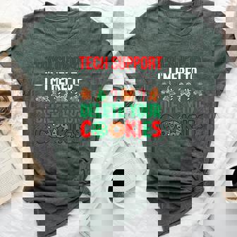 Tech Support Christmas Cookies Christmas Bella Canvas T-shirt | Mazezy