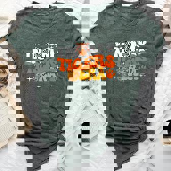 In My Tigers Era Back To School Mascot Spirit Game Groovy Bella Canvas T-shirt | Mazezy